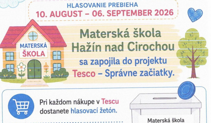 Fotka - PODPORTE NAŠU ŠKÔLKU